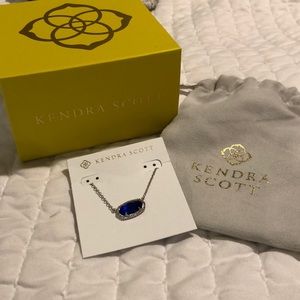 NEW Kendra Scott Blue Elisa Lux Necklace